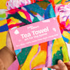 Proteas Tea Towel - Dopamine Decor - Original Floral Artwork