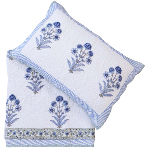 Quilted Bedspread + S/2 Quilted Pillowcases - Layla