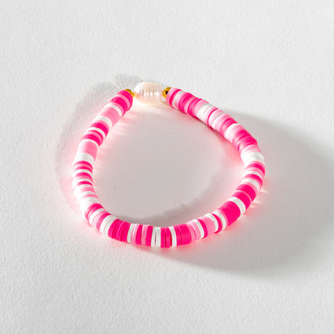 Heishi Bracelet - Pink Multi