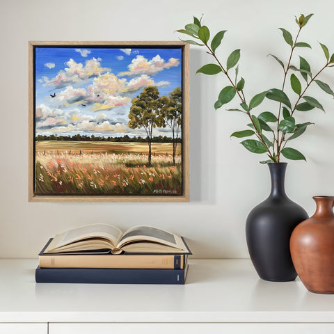 Mass of Wildflowers (33x33cm) Meg Frances
