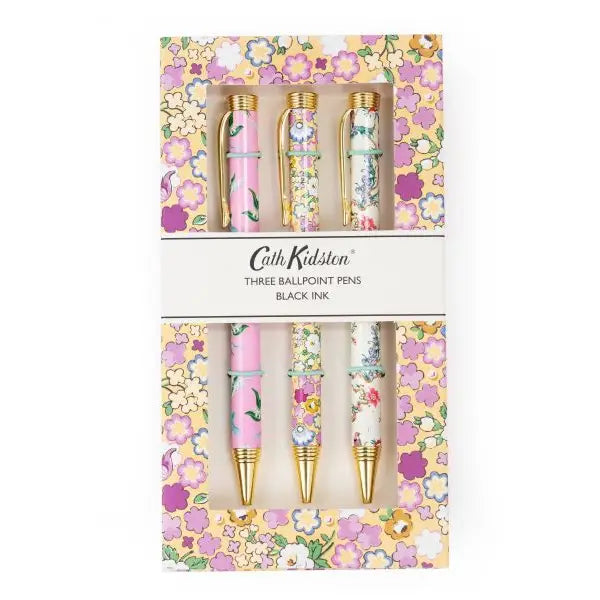 Cath Kidston Luxury 3 Pen Box Set