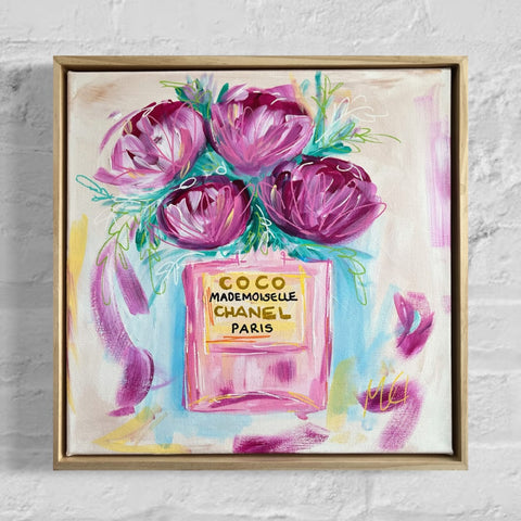 Coco Chanel (32.5 x 32.5cm) Michelle Clout