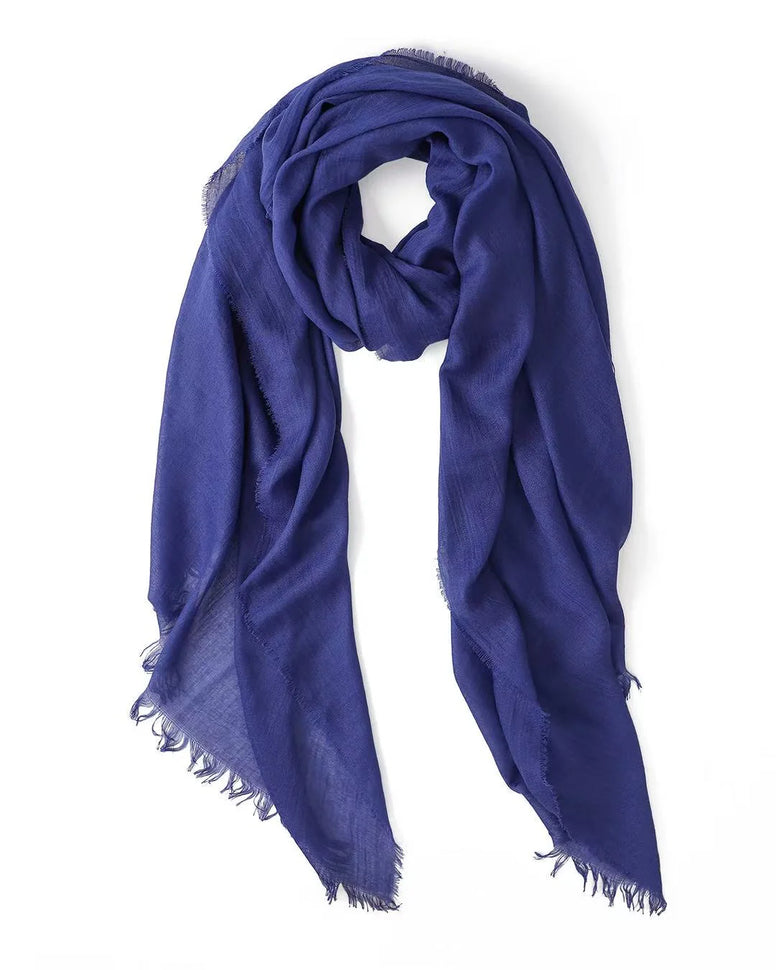 Lightweight Scarf in Cobalt Blue