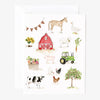 Emily lex studio - Farm notecard set