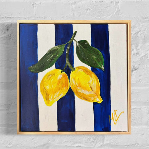 Amalfi Lemons (32.5 x 32.5cm) Michelle Clout