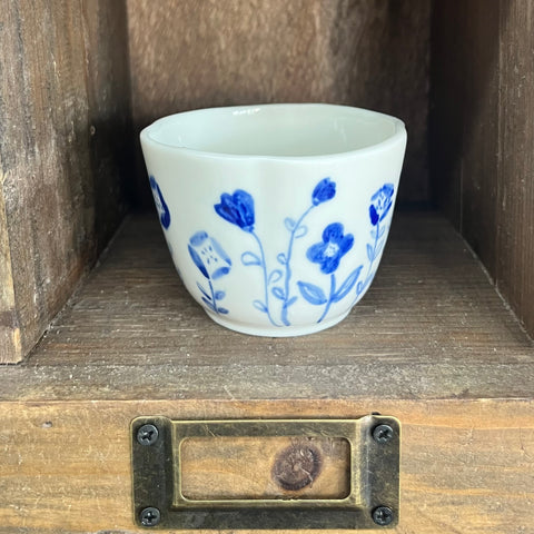 Blue Meadows Porcelain Tea Cup NO.2