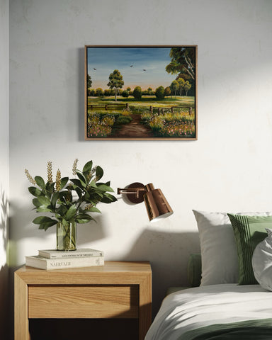 Gate in the Grove (53x63cm) Meg Frances