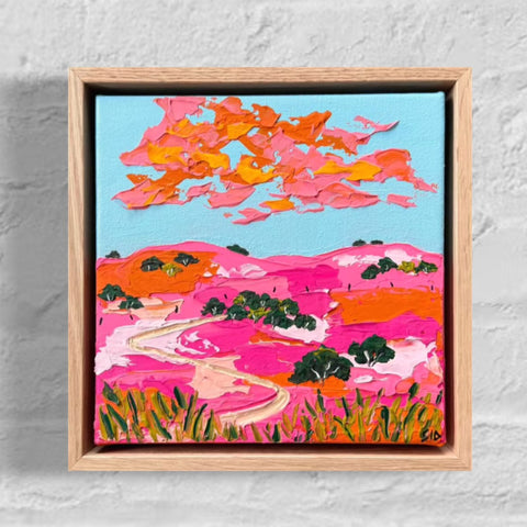 Rolling into Spring (23 x 23cm) Sidd Studios