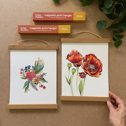 21cm Magnetic Print Hanger Frame