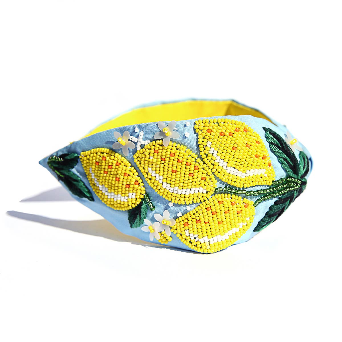 Beaded Lemon Headbands Viral Beaded Lemon Lemoncello  display picture 1