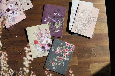 Typoflora - Winged Everlasting Portrait Card