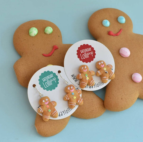Gingerbread earrings