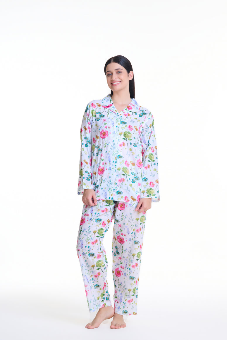 Clementine Cotton Pyjama Set - Long Sleeve