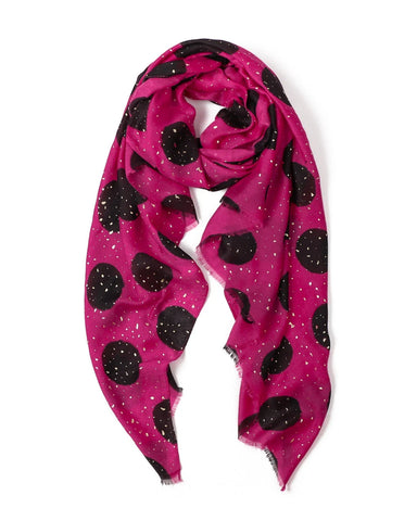 Odette Spot in Pink Autumn/Winter Scarf