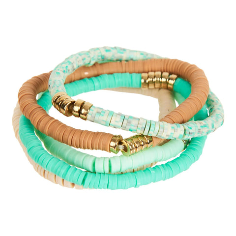 San Luca Bracelet Set - Aqua