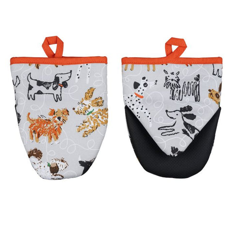 Ulster Weavers Dog Days Microwave Mitts Multi-Coloured 18x14.5x2.5cm