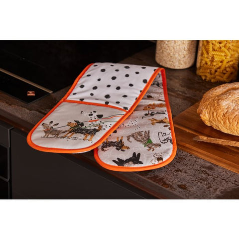 Ulster Weavers Dog Days Double Oven Glove Multi-Coloured 88x18x2cm