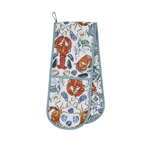 Shellfish Double Oven Glove Multi-Coloured 88x18x2cm