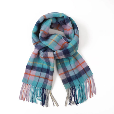 Winter Woollen Check Scarf - Daisy