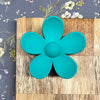 Daisy Hair Claw - Teal