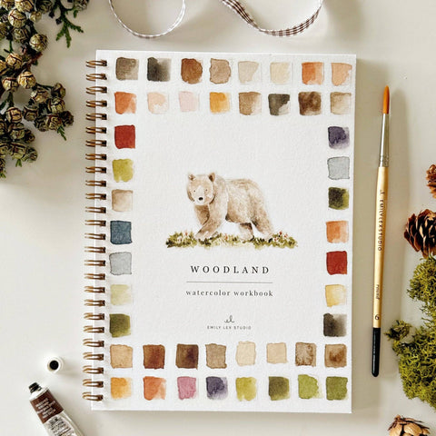 Woodland Watercolour Workbook