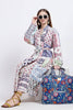 Hi Handmade - Cotton Tote Bag With Zip - Blue
