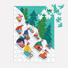 Galison Winter Sledding 130pcs Puzzle Ornament