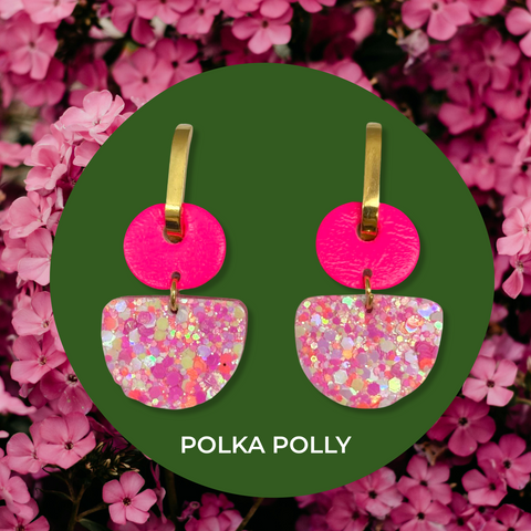 Dainty Hoops Party Pink