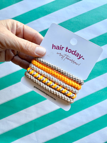 Hair Elastics Pack - Sherbet