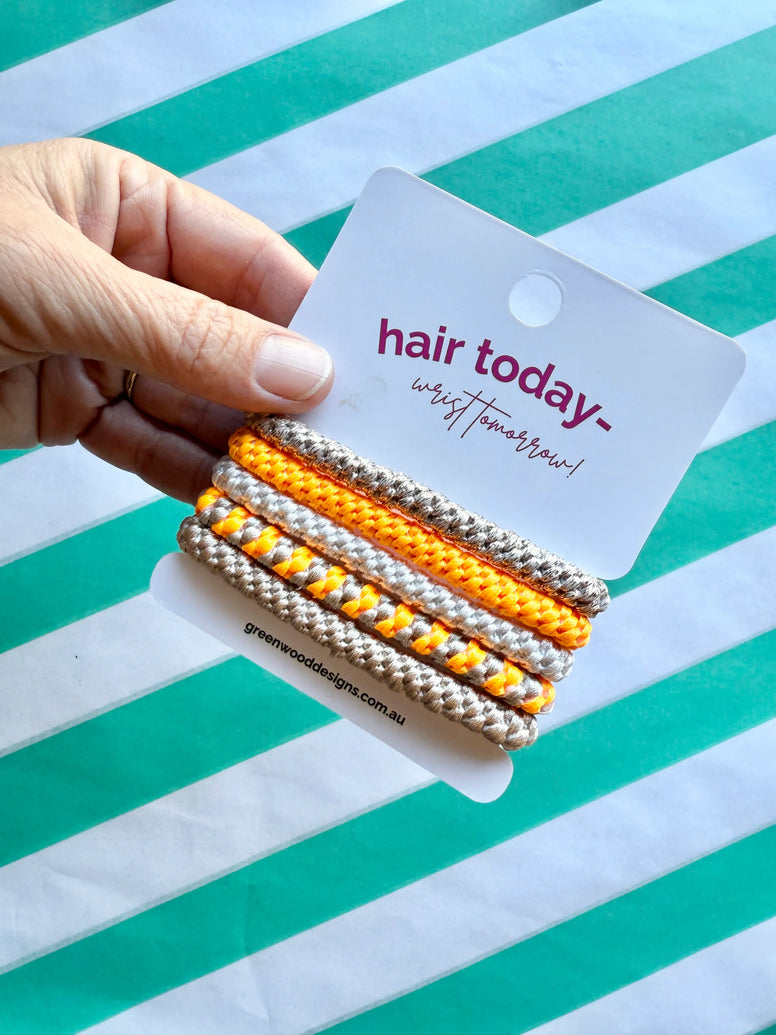 Hair Elastics Pack - Sherbet