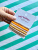 Hair Elastics Pack - Sherbet