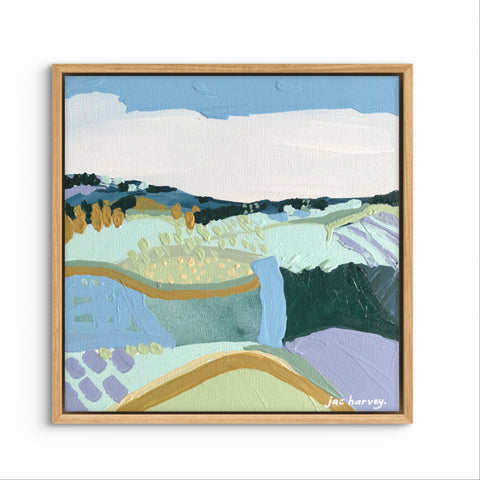 Abstract in Rolling Green (33x33cm) Jac Harvey