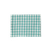 Linen Tea Towel - Mint White Check