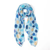 Lulu in Blue Lightweight Scarf