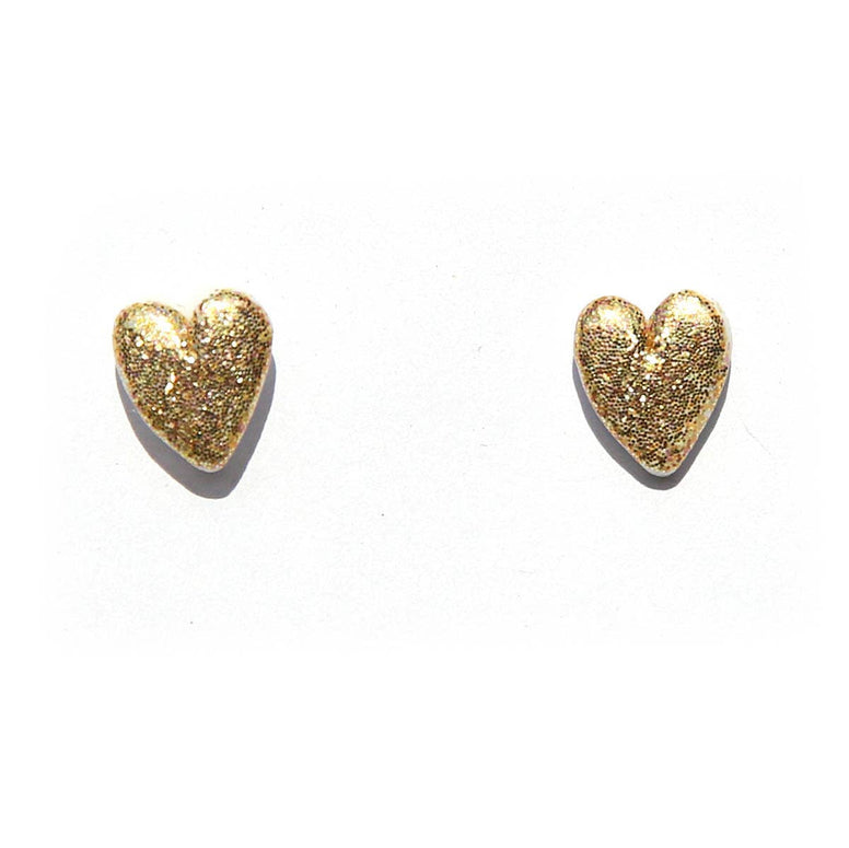 Kingston Jewellery - Gold Heart Studs