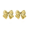 Gold Bow Stud