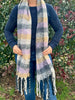 Charlie Checker Winter Scarf - Lilac & Grey Multi