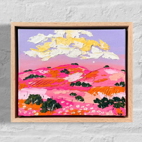 Golden Hillside (23 x 28cm) Sidd Studios
