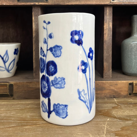 Blue Meadows Porcelain Vase Medium NO.2