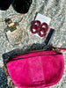 All Shades of Fabulous - Hot Pink Sequin Bling Earrings