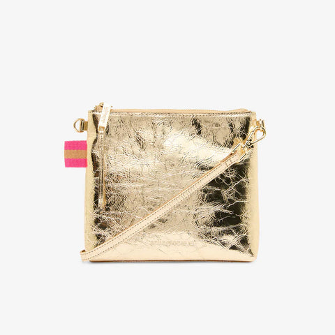 Arlington Milne || Alexis Crossbody - Gold Crinkle