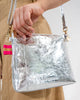 Arlington Milne || Alexis Crossbody - Silver Crinkle