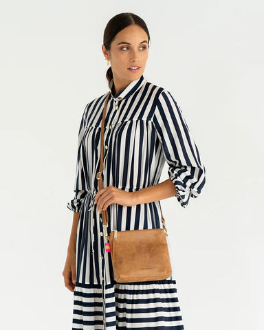 Arlington Milne || Alexis Crossbody - Vintage Tan