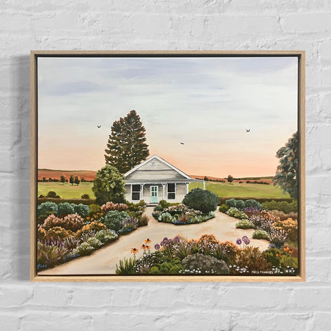 Give Me a Home (63x53cm) Meg Frances - Country Style Gardens Exhibtion