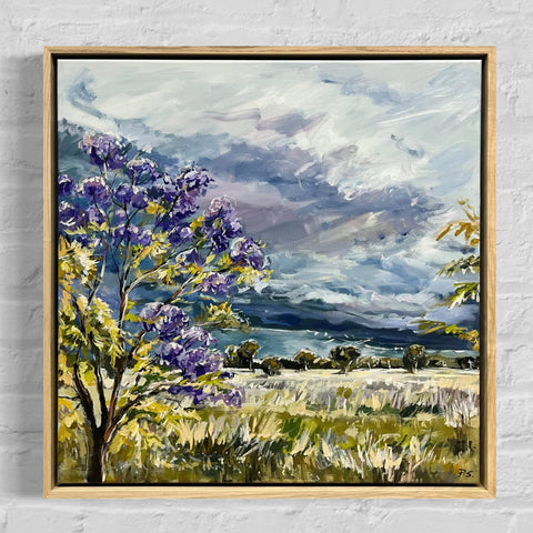 Before the Rain (53x53cm) Paula Starrs