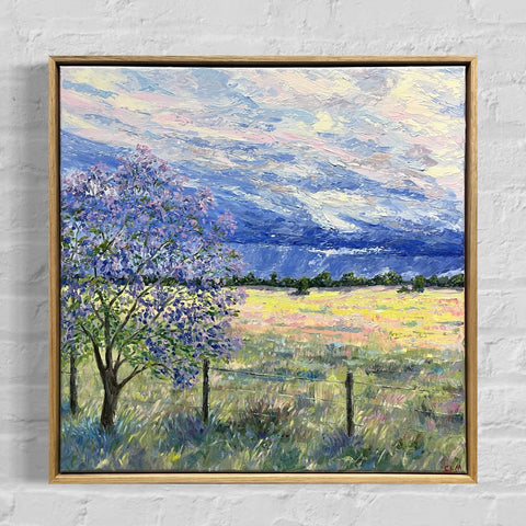 The Golden Grass Waits (53x53cm) Charlotte Moore