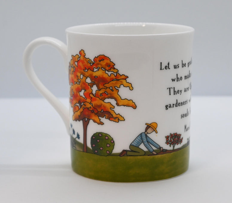 A Day In The Garden Bone China Mug