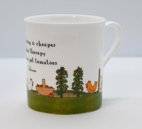 Garden Therapy Bone China Mug