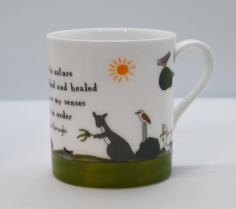 I Go To Nature Bone China Mug