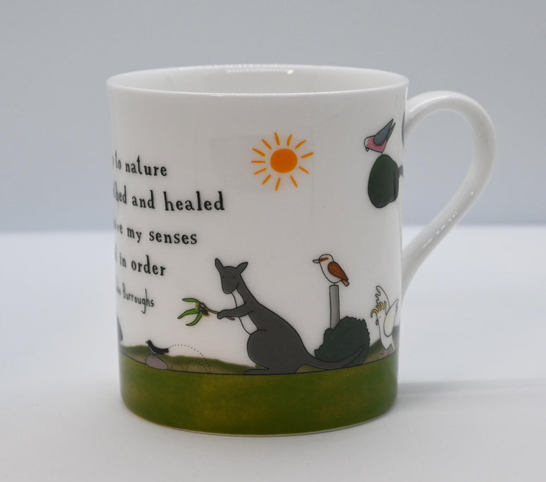 I Go To Nature Bone China Mug